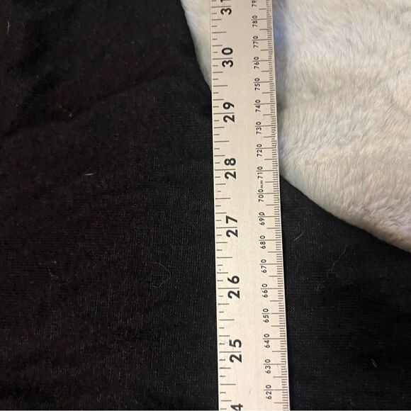 Olivia Moon Cowl Neck Light Sweater Womens Large Black - Picture 6 of 8